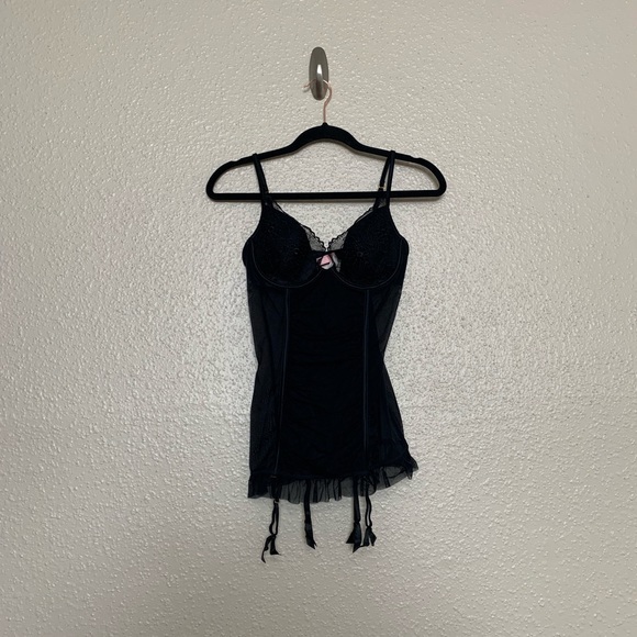 Victoria Secret 36C Very Sexy Black Lace Lingerie - Picture 1 of 5